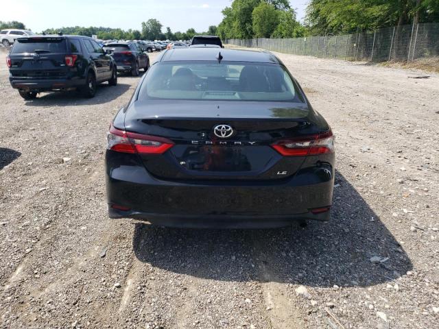 4T1R11AK6NU714995 - 2022 TOYOTA CAMRY LE BLACK photo 6