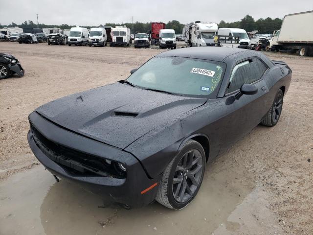 2C3CDZAG1KH621042 - 2019 DODGE CHALLENGER SXT GRAY photo 2