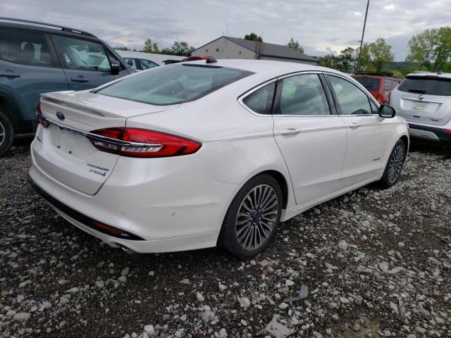 3FA6P0RU6JR153520 - 2018 FORD FUSION TITANIUM/PLATINUM HEV WHITE photo 3