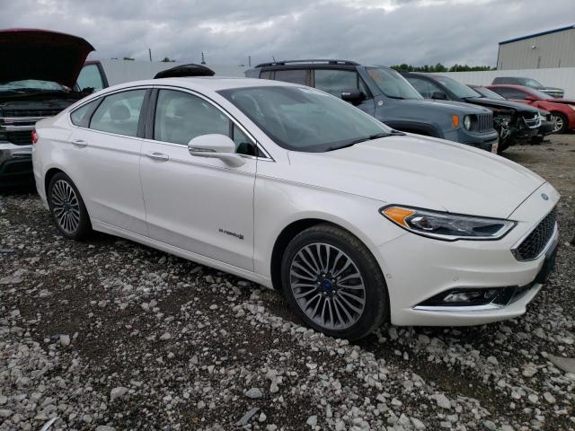 3FA6P0RU6JR153520 - 2018 FORD FUSION TITANIUM/PLATINUM HEV WHITE photo 4