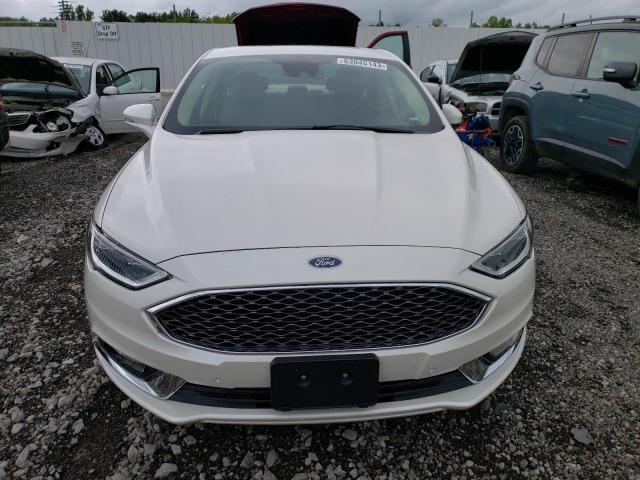 3FA6P0RU6JR153520 - 2018 FORD FUSION TITANIUM/PLATINUM HEV WHITE photo 5