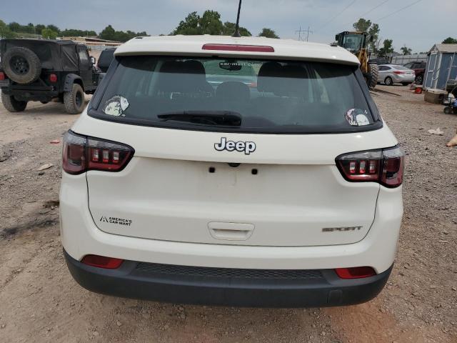 3C4NJCAB3JT123431 - 2018 JEEP COMPASS SPORT WHITE photo 6