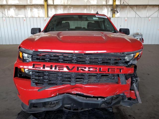 1GCPWBEK8MZ276401 - 2021 CHEVROLET SILVERADO C1500 CUSTOM RED photo 5