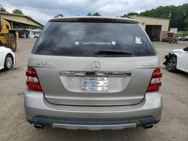 4JGBB86E18A428715 - 2008 MERCEDES-BENZ ML 350 SILVER photo 6