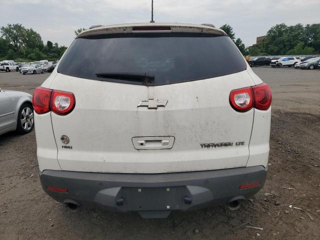 1GNLVHED7AJ262318 - 2010 CHEVROLET TRAVERSE LTZ WHITE photo 6