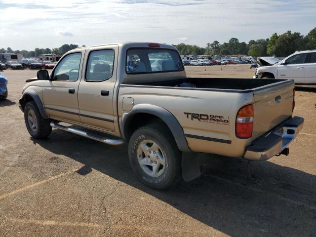 5TEGN92N11Z837869 - 2001 TOYOTA TACOMA DOUBLE CAB PRERUNNER GOLD photo 2