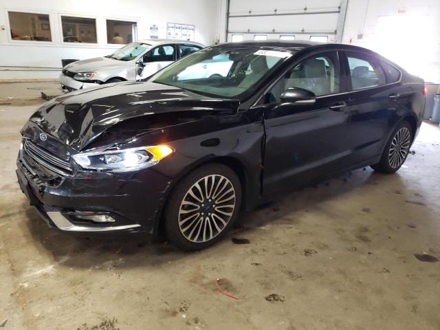 3FA6P0D93JR205639 - 2018 FORD FUSION TITANIUM/PLATINUM BLACK photo 1