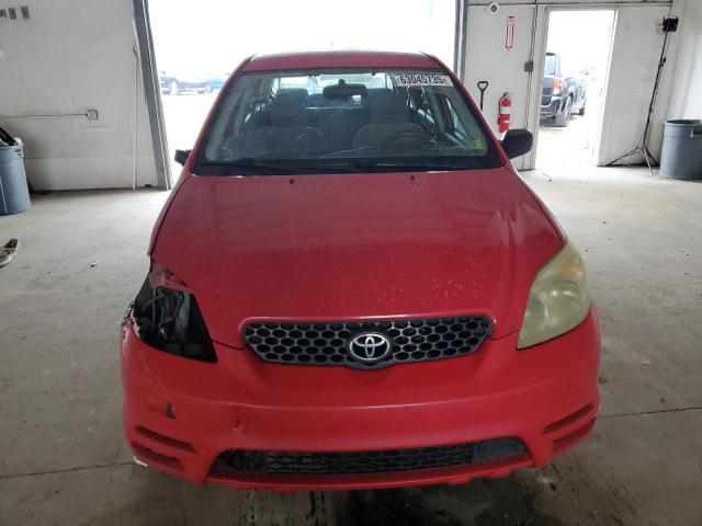 2T1KR32E83C115125 - 2003 TOYOTA COROLLA MA XR RED photo 5