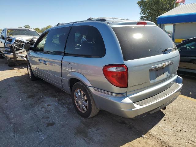 2C8GP64L95R480195 - 2005 CHRYSLER TOWN AND C LIMITED BLUE photo 2