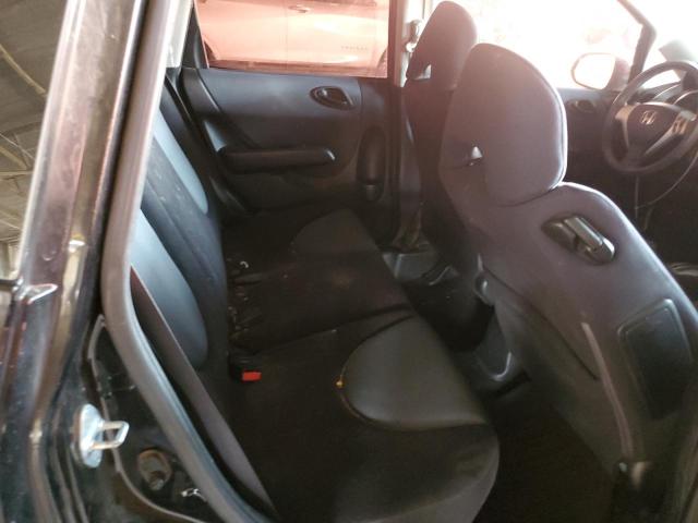 JHMGD38607S028312 - 2007 HONDA FIT S BLACK photo 10