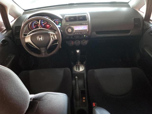JHMGD38607S028312 - 2007 HONDA FIT S BLACK photo 8