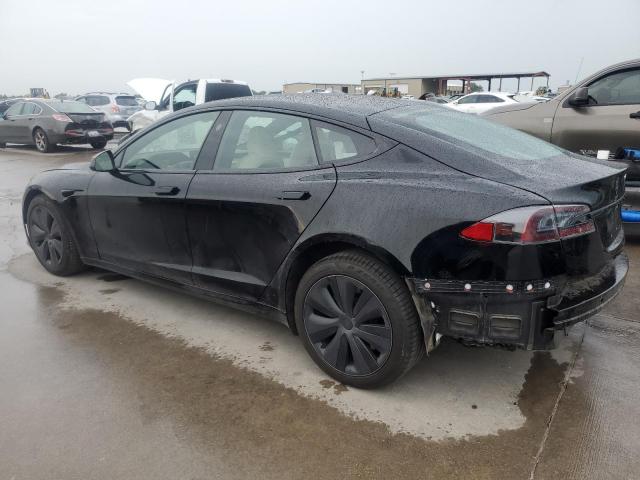 5YJSA1E57MF455936 - 2021 TESLA MODEL S GRAY photo 2