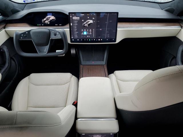 5YJSA1E57MF455936 - 2021 TESLA MODEL S GRAY photo 8