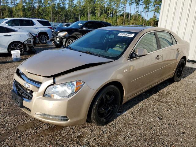 1G1ZH57B284189543 - 2008 CHEVROLET MALIBU 1LT 金色 照片 2