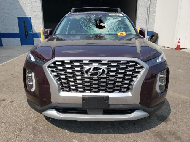 KM8R4DHE5NU371928 - 2022 HYUNDAI PALISADE SEL BURGUNDY photo 5