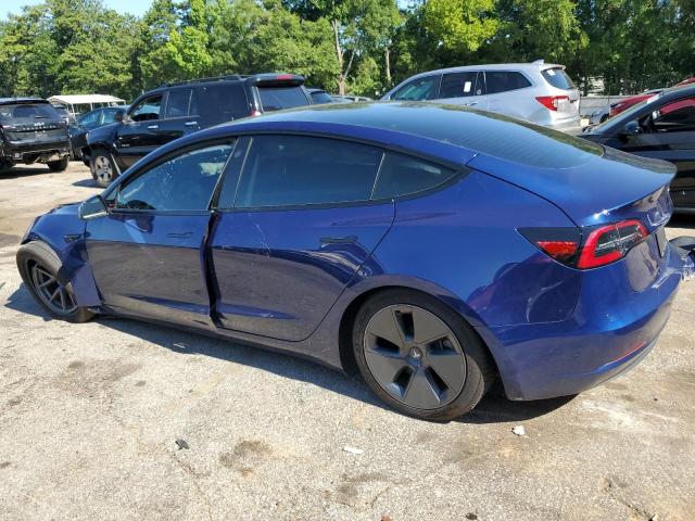 5YJ3E1EA0PF556469 - 2023 TESLA MODEL 3 BLUE photo 2