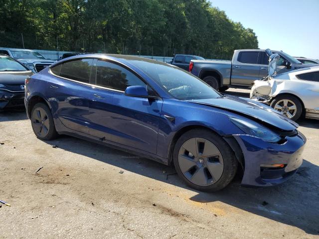 5YJ3E1EA0PF556469 - 2023 TESLA MODEL 3 BLUE photo 4