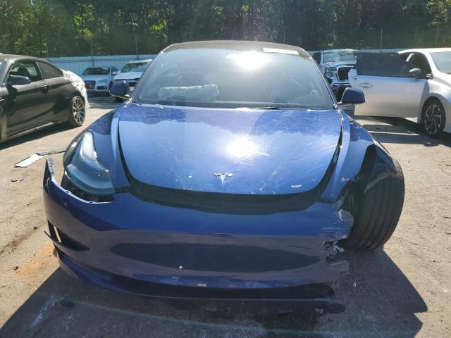 5YJ3E1EA0PF556469 - 2023 TESLA MODEL 3 BLUE photo 5