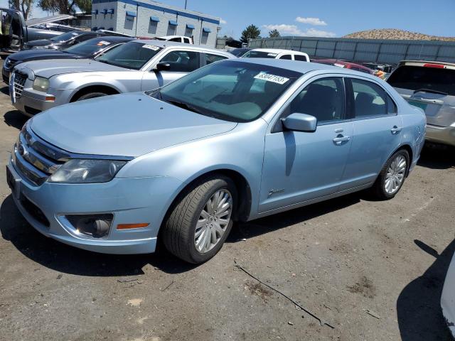 3FADP0L34AR425327 - 2010 FORD FUSION HYBRID BLUE photo 1