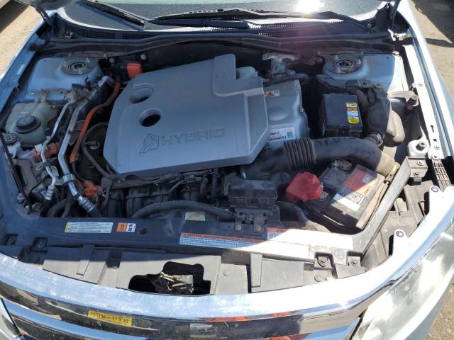 3FADP0L34AR425327 - 2010 FORD FUSION HYBRID BLUE photo 11