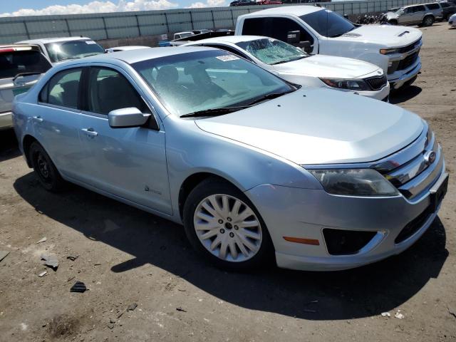 3FADP0L34AR425327 - 2010 FORD FUSION HYBRID BLUE photo 4