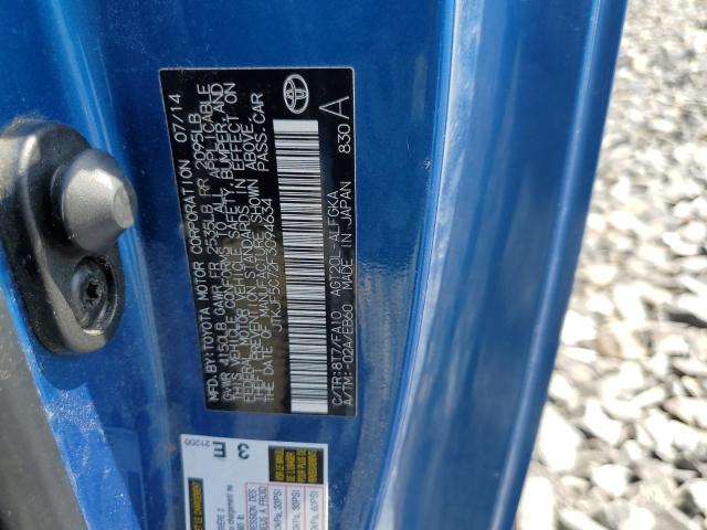 JTKJF5C72F3094634 - 2015 TOYOTA SCION TC ლურჯი ფოტო 13