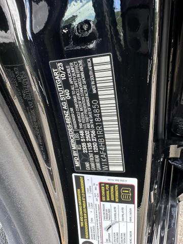 W1KAF4HB1RR184850 - 2024 MERCEDES-BENZ C 300 4MATIC BLACK photo 10