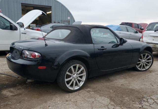 JM1NC25F260106125 - 2006 MAZDA MX-5 MIATA BLACK photo 3