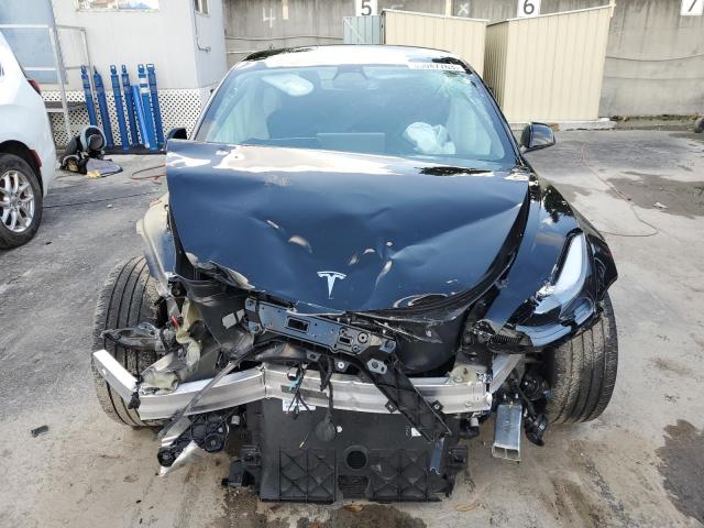 5YJ3E1EB2NF288742 - 2022 TESLA MODEL 3 BLACK photo 5