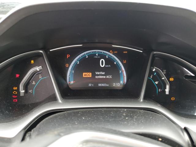 2HGFC2F74KH013349 - 2019 HONDA CIVIC EX WHITE photo 9