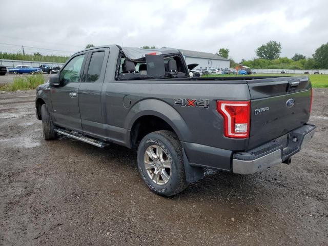 1FTFX1EG9GFC06152 - 2016 FORD F150 SUPER CAB GRAY photo 2