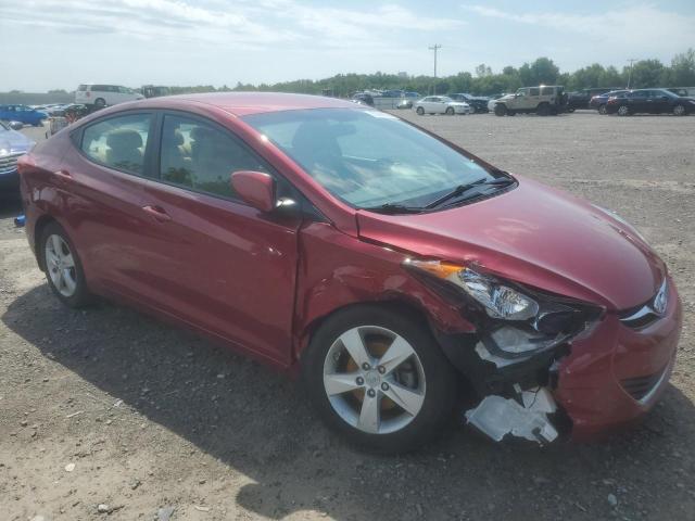 5NPDH4AE2DH417026 - 2013 HYUNDAI ELANTRA GLS RED photo 4