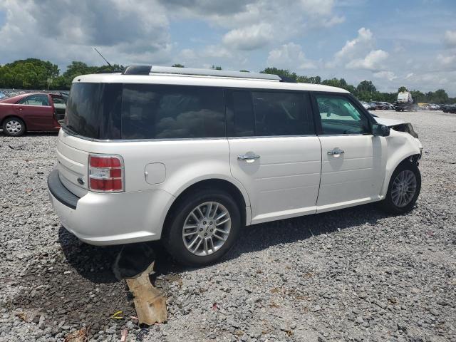 2FMGK5C85JBA10400 - 2018 FORD FLEX SEL WHITE photo 3