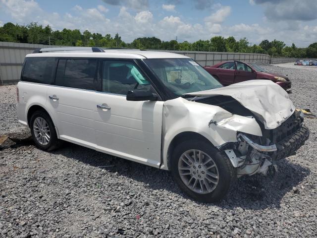 2FMGK5C85JBA10400 - 2018 FORD FLEX SEL WHITE photo 4