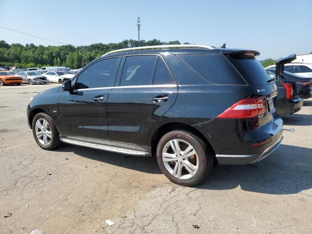 4JGDA5HB5CA056365 - 2012 MERCEDES-BENZ ML 350 4MATIC BLACK photo 2