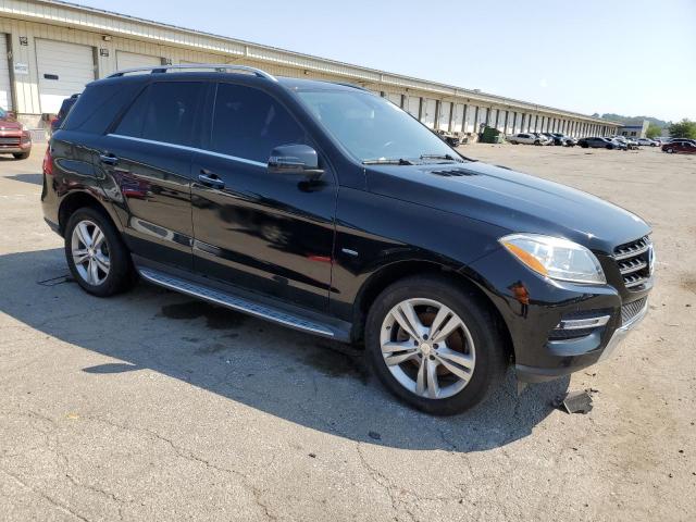 4JGDA5HB5CA056365 - 2012 MERCEDES-BENZ ML 350 4MATIC BLACK photo 4