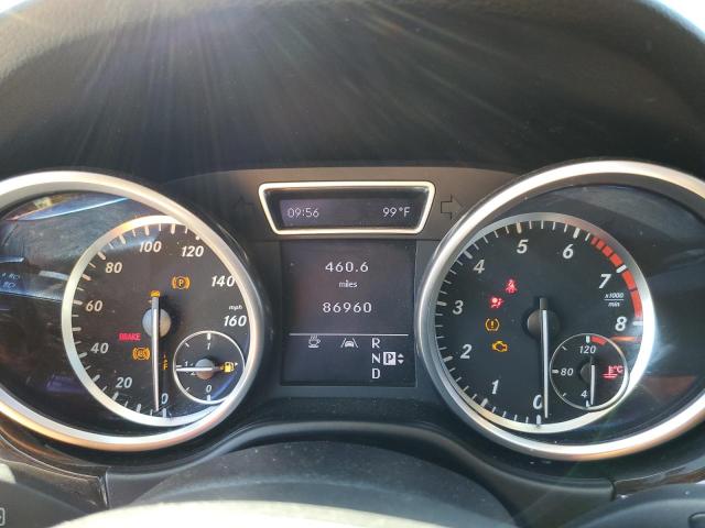 4JGDA5HB5CA056365 - 2012 MERCEDES-BENZ ML 350 4MATIC BLACK photo 9