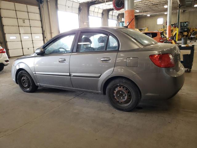 KNADH4A3XB6925148 - 2011 KIA RIO BASE GRAY photo 2