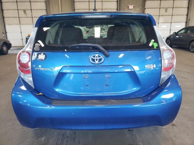 JTDKDTB35C1524538 - 2012 TOYOTA PRIUS C BLUE photo 6