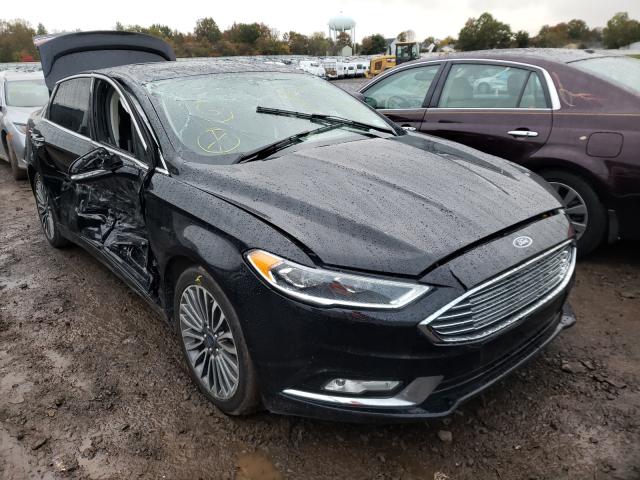 3FA6P0RUXJR103381 - 2018 FORD FUSION TITANIUM/PLATINUM HEV BLACK photo 1