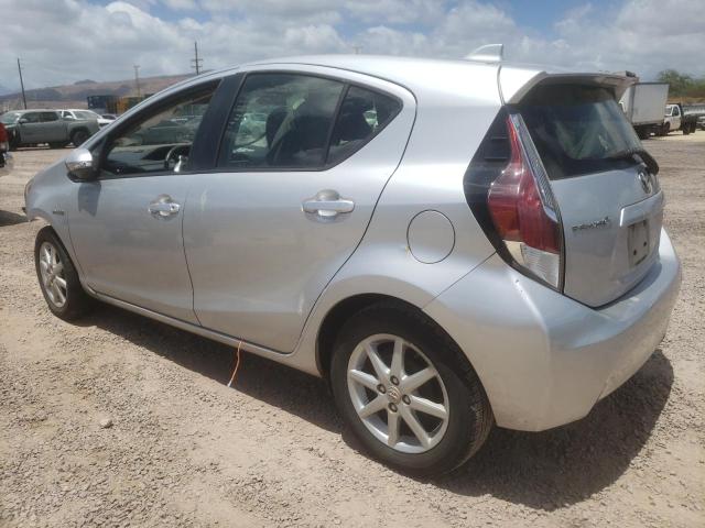 JTDKDTB37F1107233 - 2015 TOYOTA PRIUS C SILVER photo 2