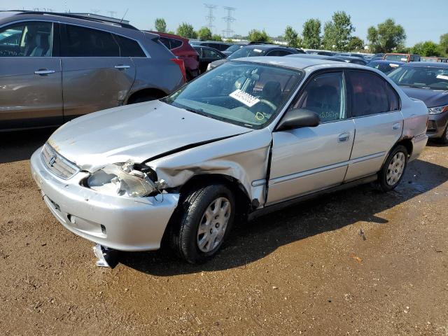2HGEJ6614XH558480 - 1999 HONDA CIVIC BASE SILVER photo 1