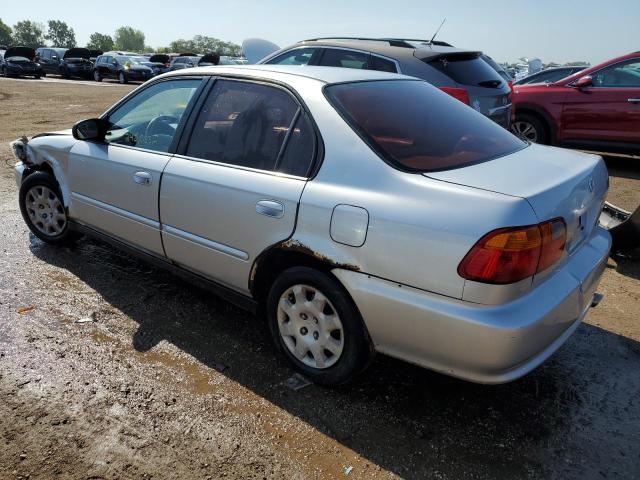 2HGEJ6614XH558480 - 1999 HONDA CIVIC BASE SILVER photo 2