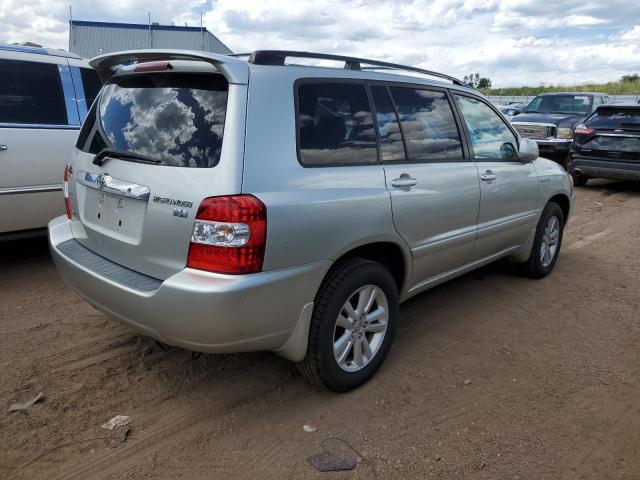 JTEEW21A260023209 - 2006 TOYOTA HIGHLANDER HYBRID SILVER photo 3