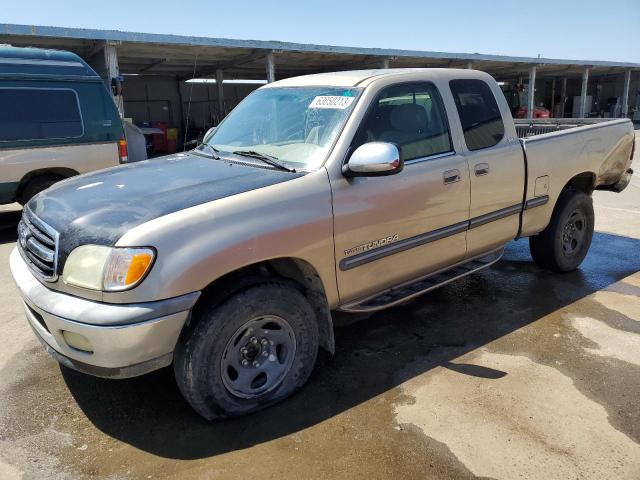 5TBRT34131S217178 - 2001 TOYOTA TUNDRA ACCESS CAB TAN photo 1