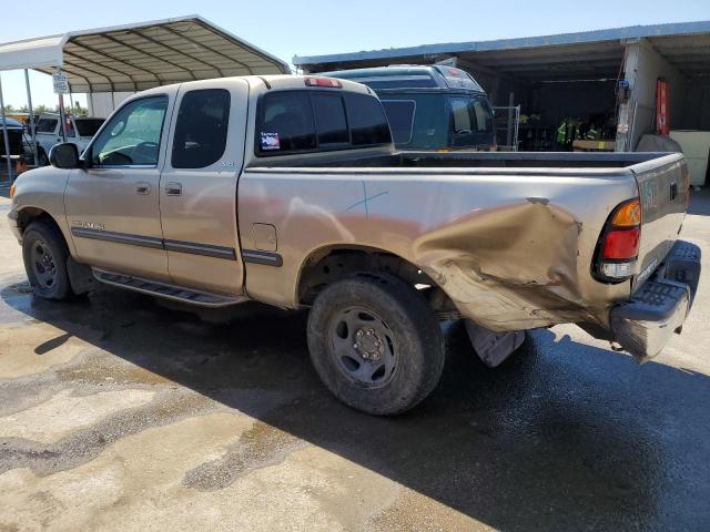 5TBRT34131S217178 - 2001 TOYOTA TUNDRA ACCESS CAB TAN photo 2