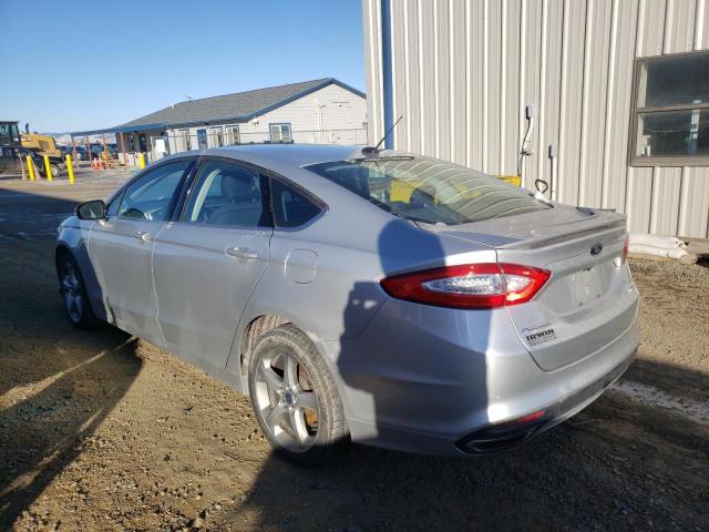 3FA6P0T93GR264622 - 2016 FORD FUSION SE SILVER photo 2