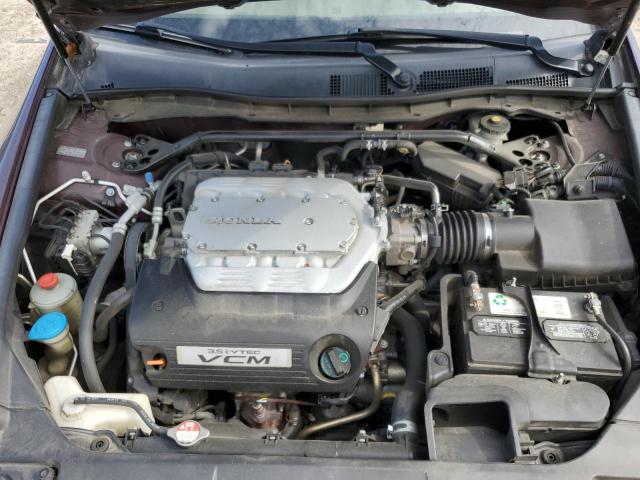 5KBCP3F85AB011362 - 2010 HONDA ACCORD EXL MAROON photo 11