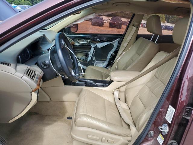 5KBCP3F85AB011362 - 2010 HONDA ACCORD EXL MAROON photo 7