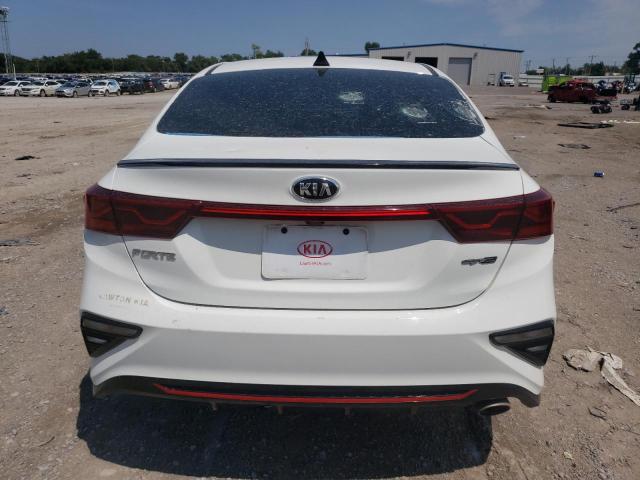 3KPF34AD3ME316841 - 2021 KIA FORTE GT LINE WHITE photo 6